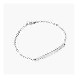 New mom bracelet with names and dates | Sterling silver | Custom made