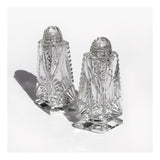 Pyramid Art Deco Crystal Salt & Pepper Shakers