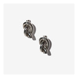 Vintage Sterling Silver Knot earrings