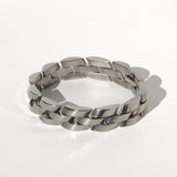 Vintage sterling silver panther link chain bracelet