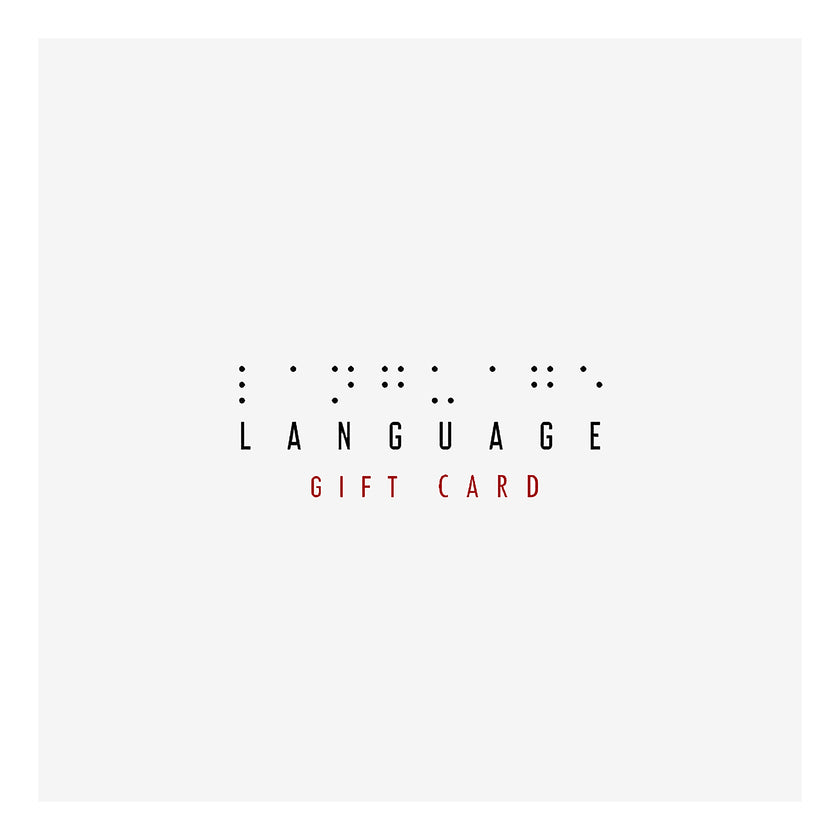 Language Jewelry Gift card
