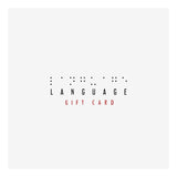 Language Jewelry Gift card