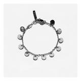 Mini disc bracelet with multiple tiny discs | Sterling silver