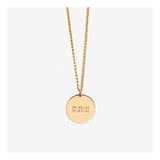 Personalized large pendant necklace