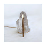 Long Personalized Vertical Bar Necklace
